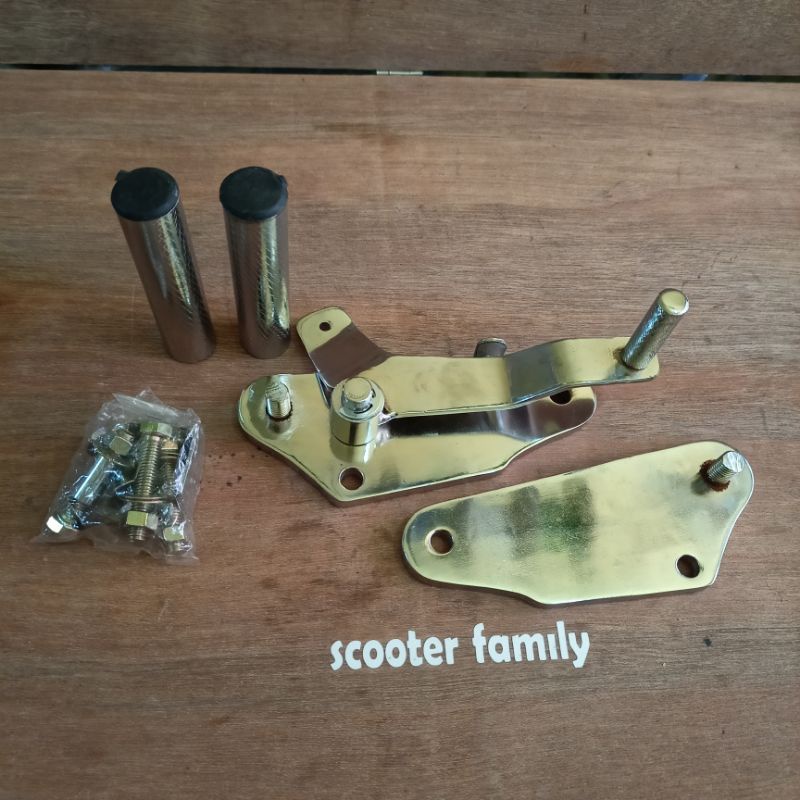 step underbone footstep racing underbone vespa crome