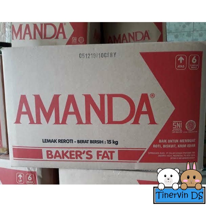 

Mentega Putih Baker's Fat / Shortening - AMANDA - Kemasan 1 DUS