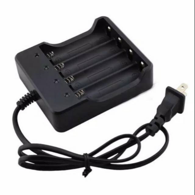 Cas charger batrei baterei 18650 untuk senter