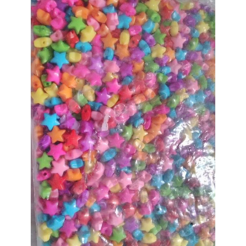 

Manik Bintang warna - warni | arkrilik bintang mix warna