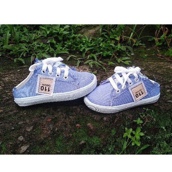 selop tali sepatu denim anak terbaru 26-30