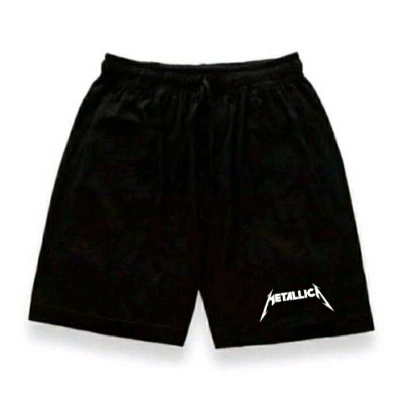 (ECER RASA GROSIR) [COD] Celana Pendek Pria / Celana Kolor / Sport Casual Olahraga Santai Sporty-Metalica