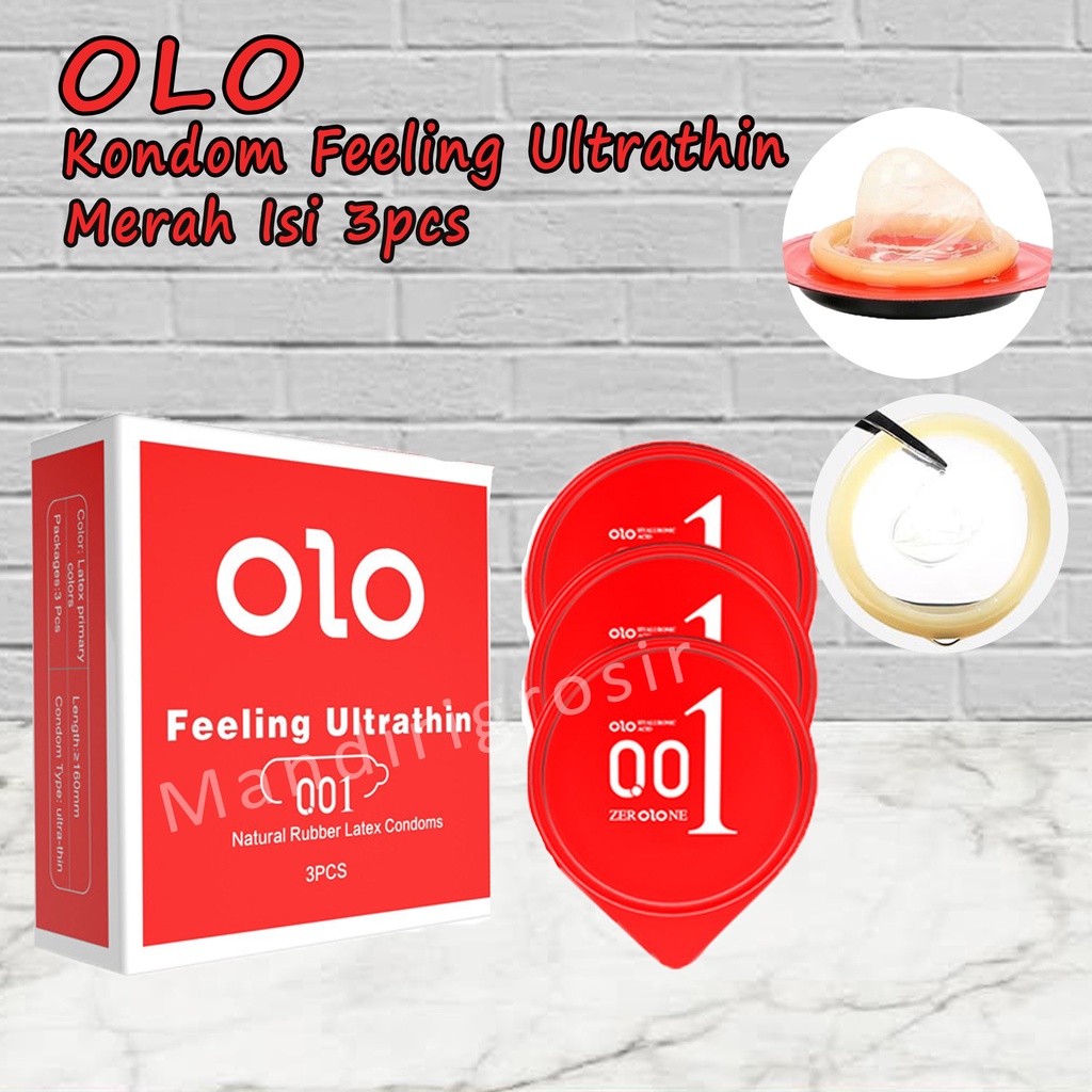 OlO*Feelling Ultrathin *Kondom 0.01mm*Tissue Magic *Isi 3 pcs * kondom