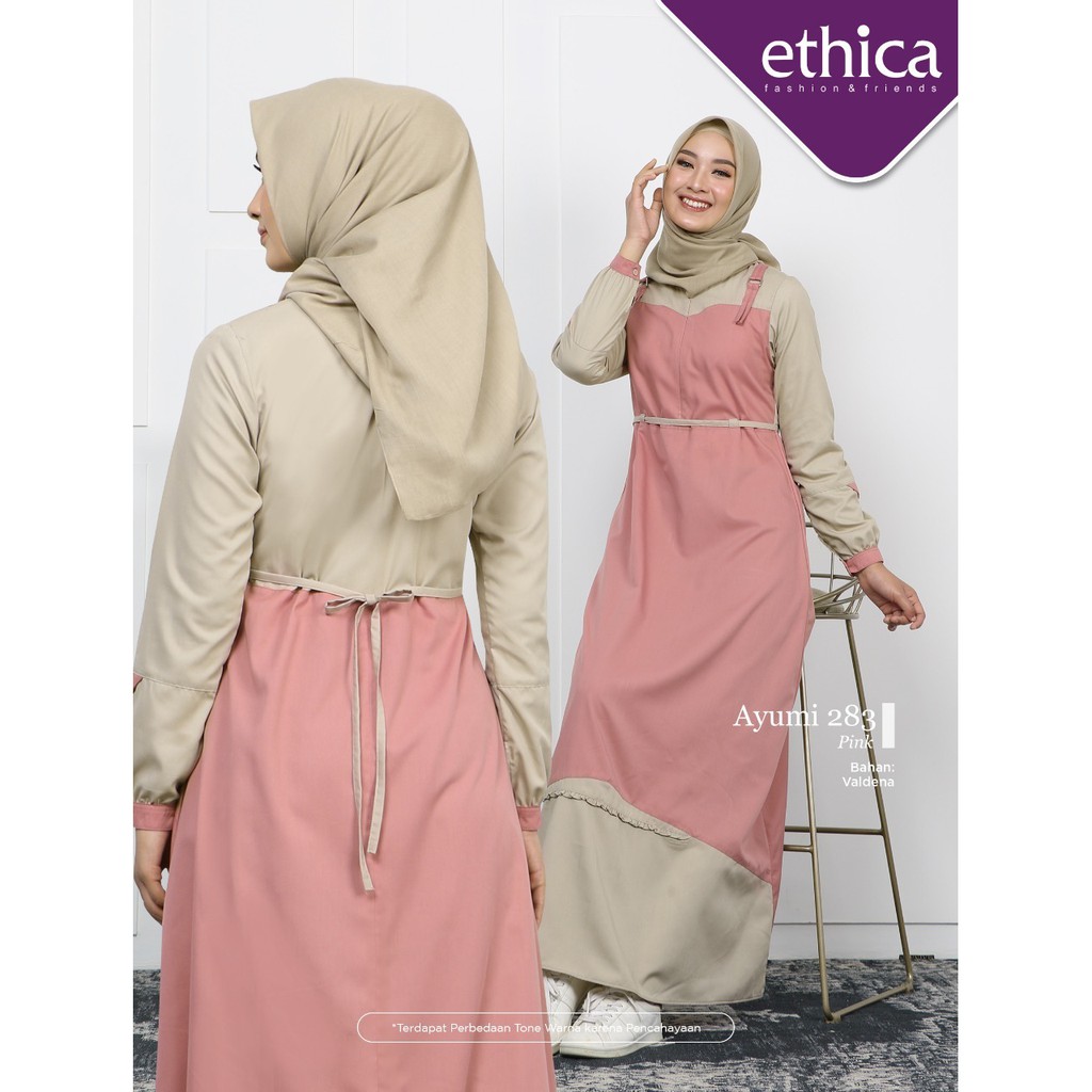 GAMIS ETHICA AYUMI 283 PINK & BROWNIE