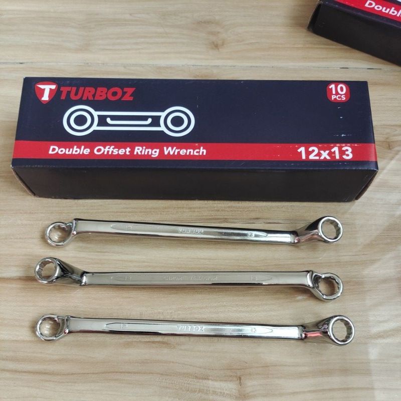 TURBOZ kunci ring 12x13 / double offset ring wrench 12x13 turboz