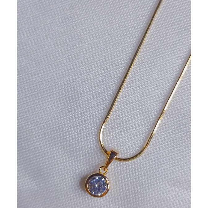 Xuping Kalung Liontin Bulat Kecil 016729910