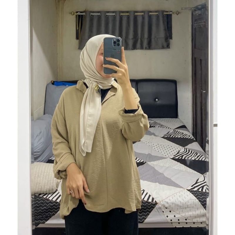 BELVA BLOUSE POLOS OVERSIZE
