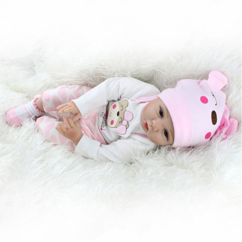 Mary Reborn Newborn Baby Realike Untuk Boneka Handmade Lifelike Silikon