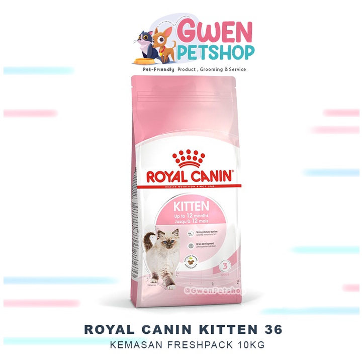 (GOSEND) Royal Canin Kitten 10KG / Royal Canin Kitten 36 10kg / RC Kitten 10kg