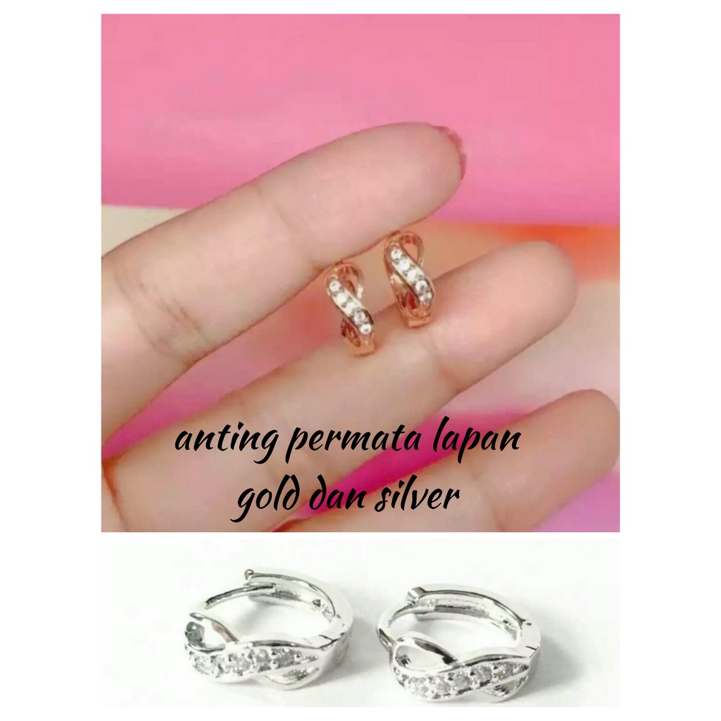 Anting wanita Anting giwang jepit  Anting terlaris