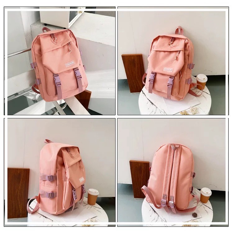 Tas Backpack Import - Tas Ransel Wanita - Tas Wanita Terbaru - Backpack Korea Import - Ransel Korea Wanita Model Terbaru - Ransel Sekolah - BK14