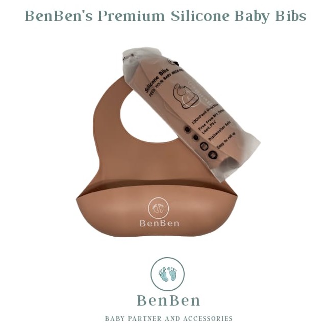 BenBen Premium Silicone Baby Bibs