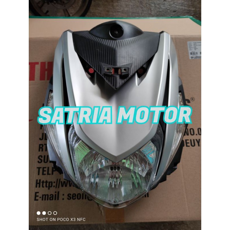 tameng bodi depan mio m3 mio z mio 125 silver