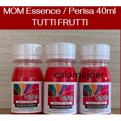 

READY ☛/Perisa / Essence “MOM” 40ML rasa TUTTI FRUTTI untuk ES / Minuman / KUE dll / Perisa Essence MOM pasta TUTTI tutty FRUTTI frutty ES / Minuman / KUE/produk vyral