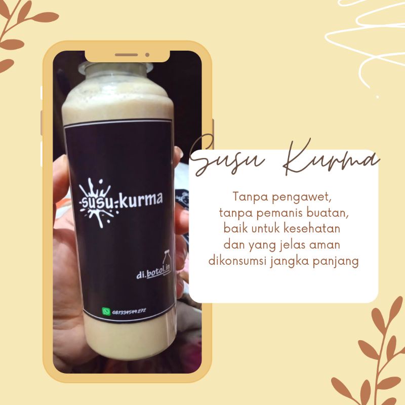 

Susu Kurma Home made