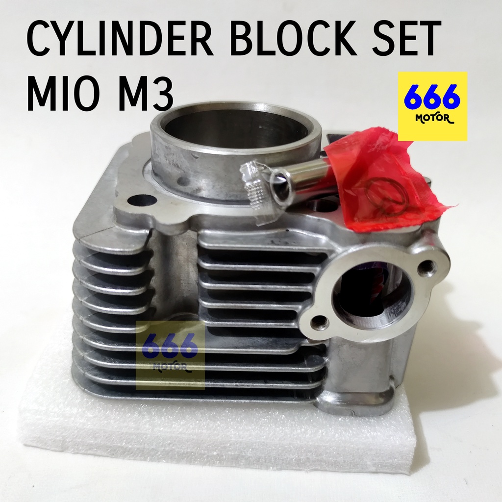 SILINDER BLOK CYLINDER BLOCK SEHER PISTON HEAD  DAN SEHER KIT BORING MIO M3