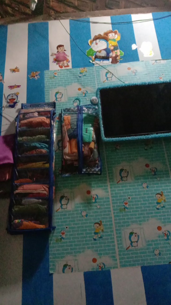 Gamis Batik Sriwedari Maxi Bumil/busui Katun Sogan Allsize Dan Jumbo