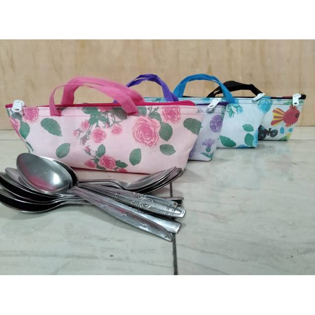 TAS SENDOK / TEMPAT SENDOK / POUCH SENDOK TERMURAH | FADHILAH SHOP BJB