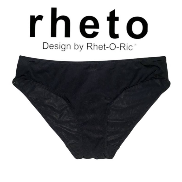 Panty RHETO Black Plain