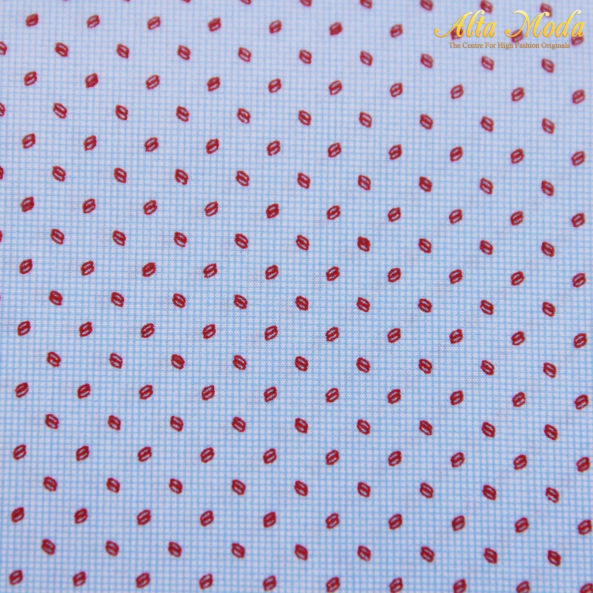 

Alta Moda Cotton Shirting Biru Kotak-Kotak Motif 8 Merah (1M)