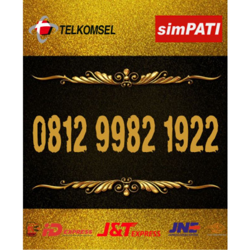 NOMOR SIMPATI 4G EKOR TAHUN PSHT SERI 0812 9982 1922