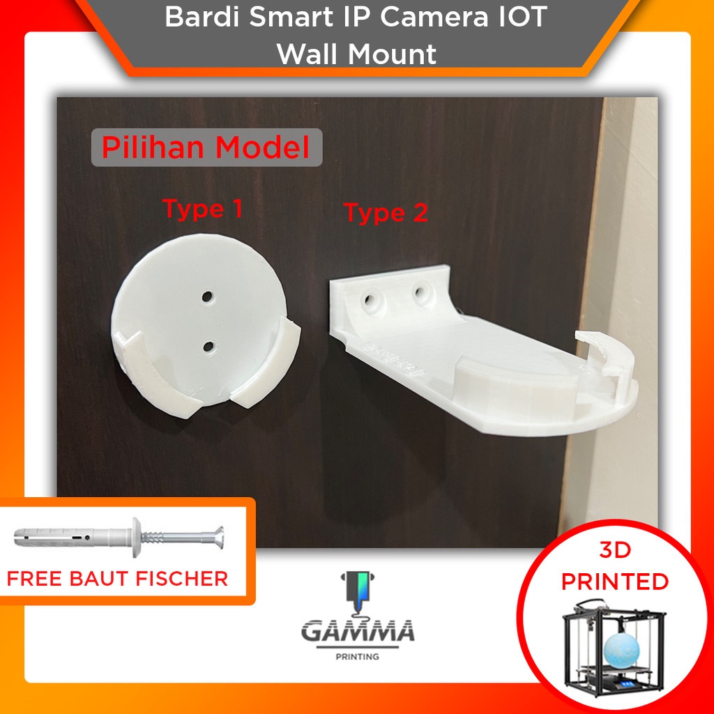 Bardi Smart IP Camera IOT Indoor CCTV Wall Mount Bracket Holder