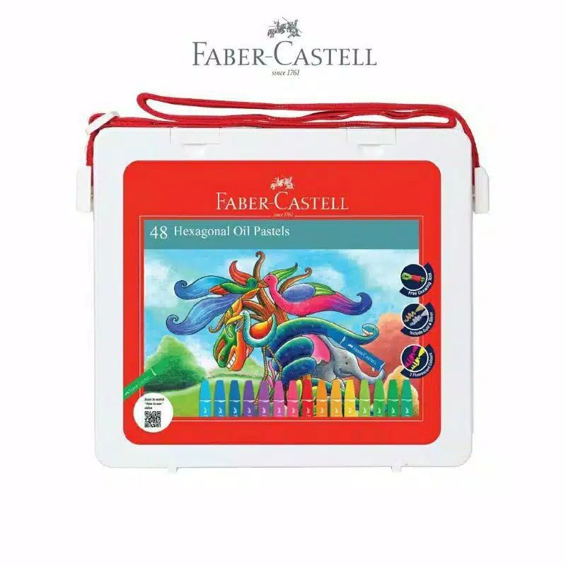 

Crayon Faber Castell 48 Warna Oil Pastel Krayon Faber 48