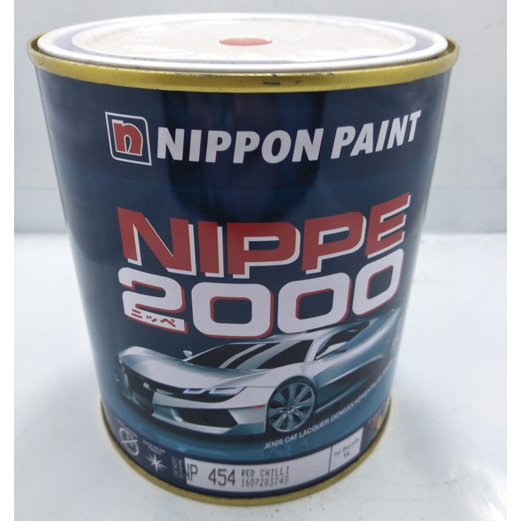 CAT DUCO NIPPON PAINT NIPPE 2000 NP 454 RED CHILI / CAT MINYAK