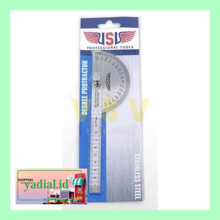 

Yadnsa0S Vsv Degree Protractor / Busur Derajat / Pengukur Sudut / Penggaris Bus Lutidiast