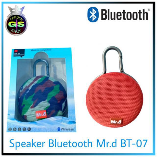 Speaker Bluetooth Portable Wireless / Speaker Bluetooth Mr.d BT-07