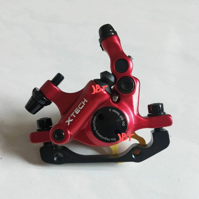 REM CAKRAM HIDROLIK SEPEDA - KAPILER HIDROLIK - MERAH, BELAKANG