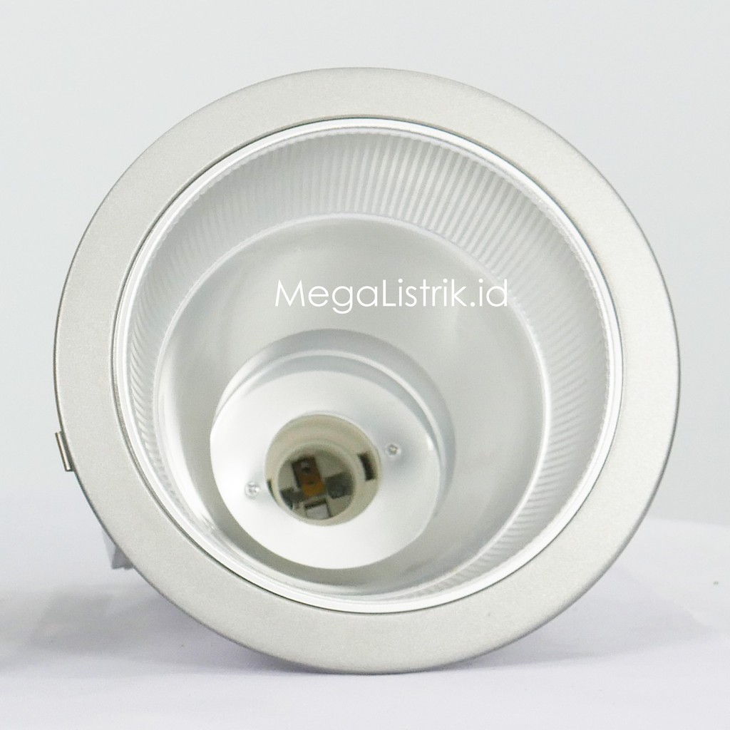 PANASONIC DOWNLIGHT / RUMAH LAMPU 5'' SILVER FITING E27 NLP 72453 - 313