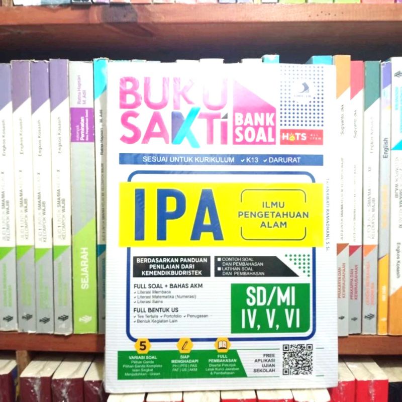 BUKU SAKTI BANK SOAL IPA SD/MI KELAS 4,5,6 KURIKULUM MERDEKA