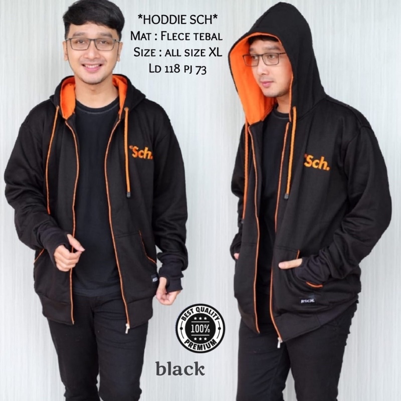 JAKET HOODIE / jacket flece sch / roundhand