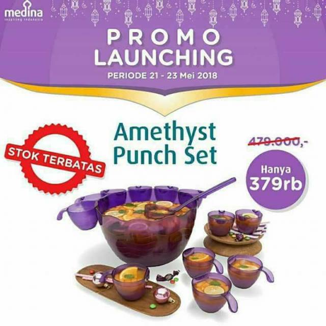 

Anethyst Punch Set