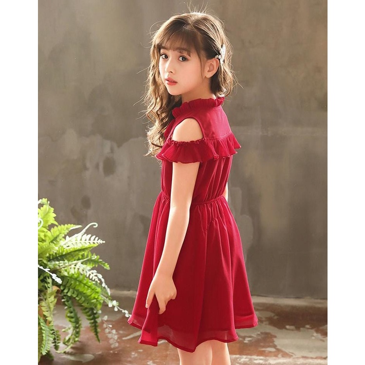 6-10 Tahun | Hei-Ran Dress Korean Style Drees Kualitas Import Dres Style Pesta Anak Gaun Pesta Anak Baju Anak Perempuan