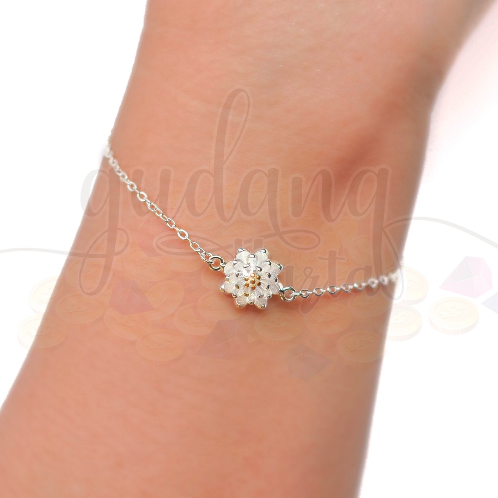 Gelang Simple White Flower GH 205138