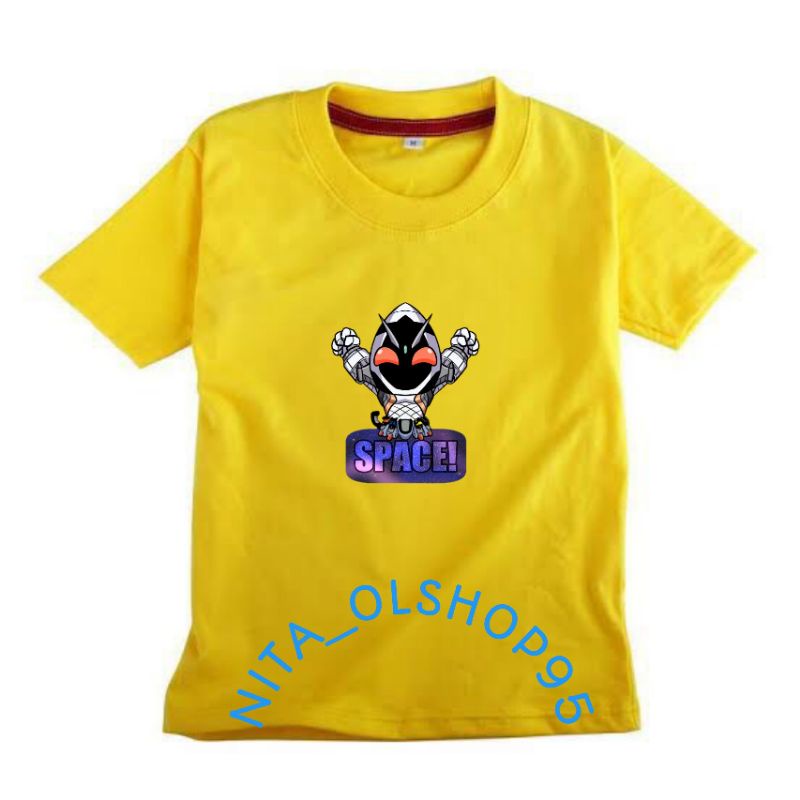 baju anak karakter, baju anak space kamen rider