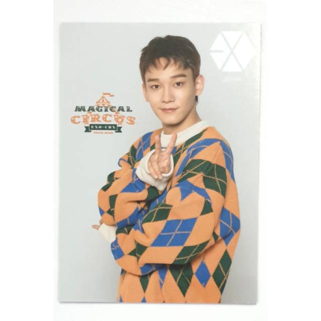 Exo cbx magical circus tour photocard - chen version