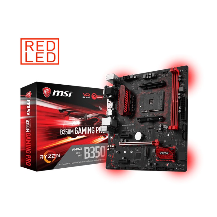 MSI B350M GAMING PRO RYZEN AMD SOCKET AM4