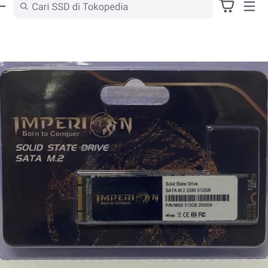 SSD M2 SATA3 IMPERION 512GB 2280