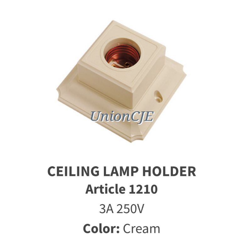 Broco Fiting Plafon Ceiling Lamp Holder type 1211 dan 1210