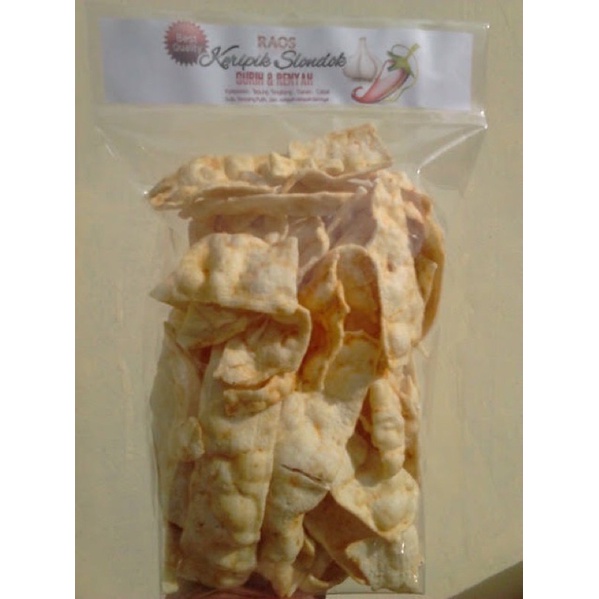 Kerupuk Slondok Super Cap Lombok 1kg / Krupuk Slondok 1 kg rasa manis pedas / Selondok / Slondok