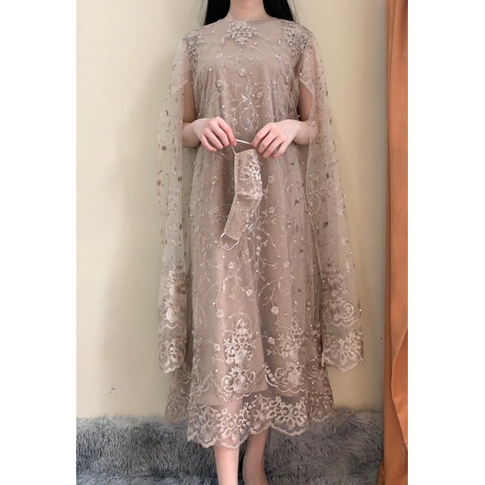 Raisha Dress/ Tille DRess/ Dress kondangan/ Dres mewah/ Dres Non Hijab