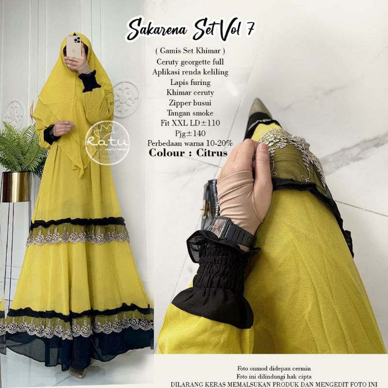 sakarena set syari ORI ratu