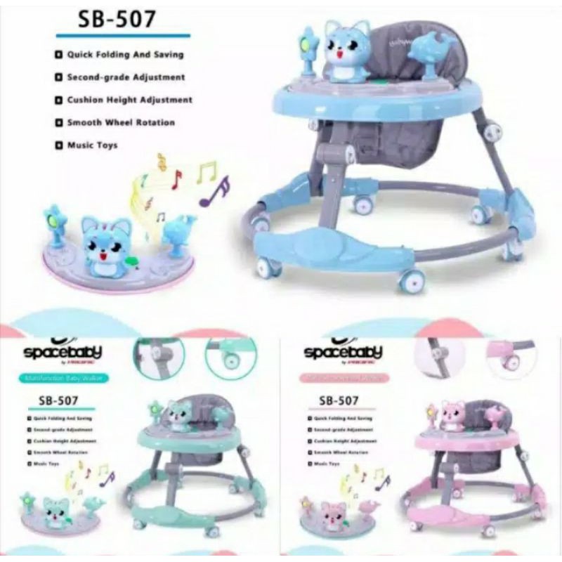 Baby Walker Space Baby Sb 507 Shopee Indonesia
