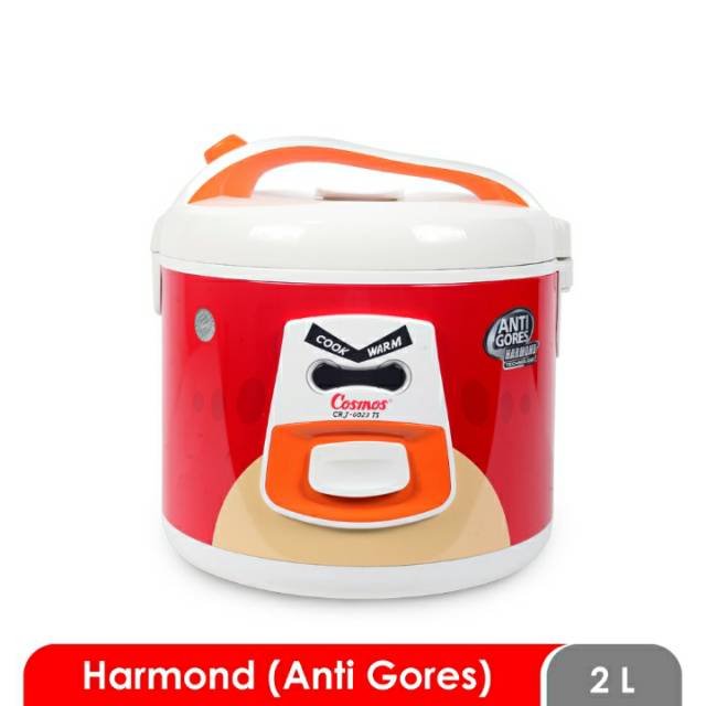 COSMOS Rice Cooker 1.8 Liter Anti Gores CRJ 6023 Harmond / Magic Com - Garansi 1 Tahun