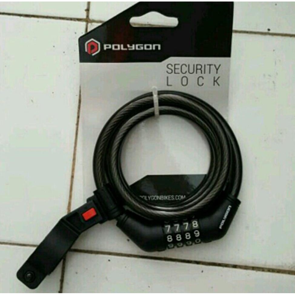 kunci nomer/gembok sepeda polygon