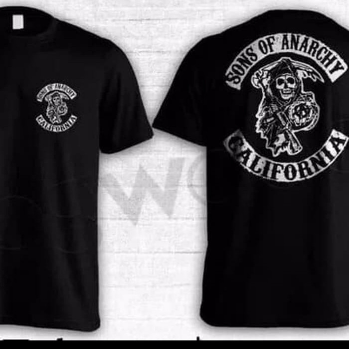 tshirt baju Kaos SONS OF ANARCHY CALIFORNIA
