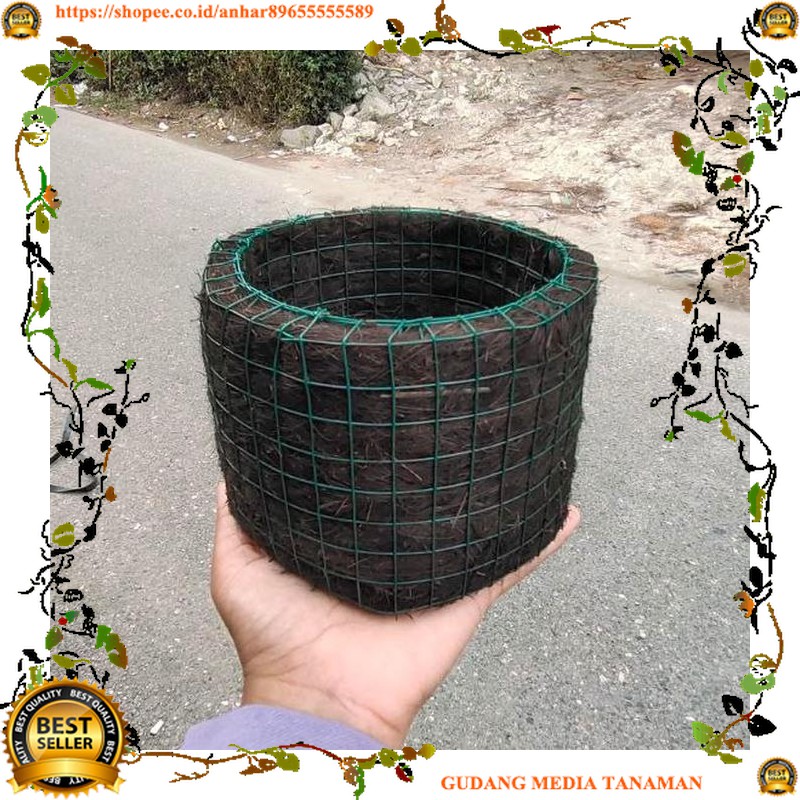 Promo Media Pot Full Ijuk Hitam Media J9x08Gc9kGkxL